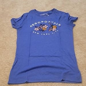 Blue aeropostale t shirt